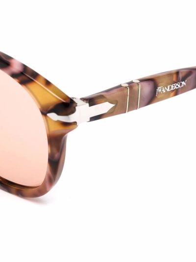 Shop Jw Anderson X Persol Sunglasses In Pink
