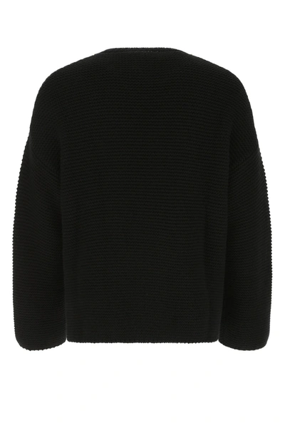 Shop Loewe Black Wool And Cashmere Sweater Black  Uomo L