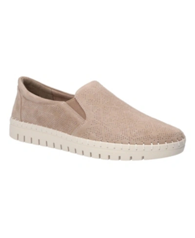 Bella Vita Avianna Slip-on Sneaker In Almond Kid Suede Leather