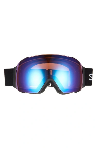 Shop Smith I/o Mag™ Snow Goggles In Black Photochromic Rose Flash