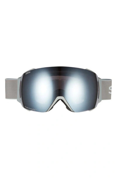 Shop Smith I/o Mag™ Snow Goggles In Cloudgrey Sun Platinum Mirror