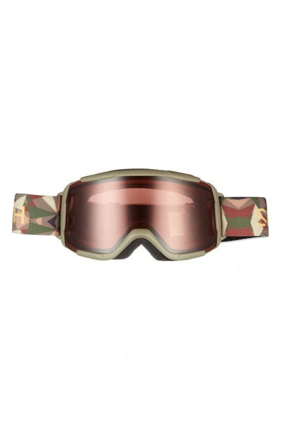 Shop Smith Daredevil Snow Goggles In Alder Geo Camo / Rc36