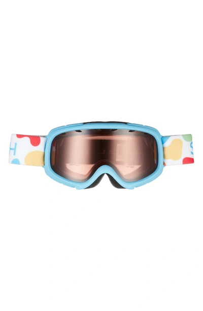 Shop Smith Gambler 164mm Youth Fit Snow Goggles In Snorkel Marker Shapes / Rc36