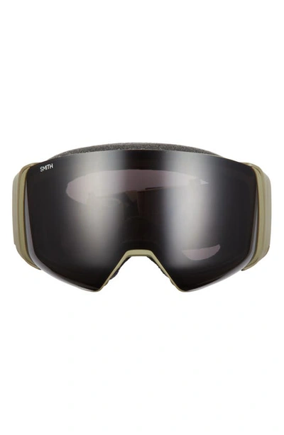Shop Smith 4d Mag 203mm Snow Goggles In Alder Geo Camo Black