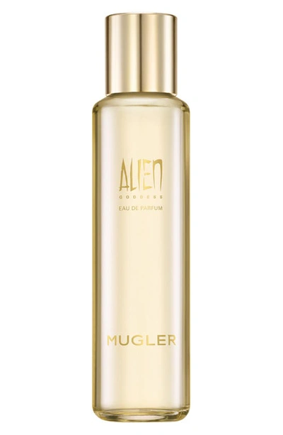 Shop Mugler Alien Goddess By  Eau De Parfum, 3.4 oz In Eco Refill