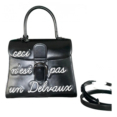 Pre-owned Delvaux Brillant Handbag In Black