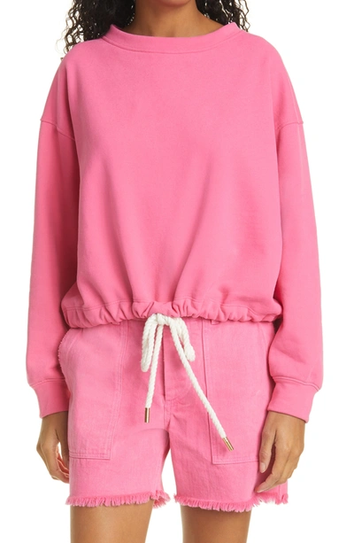 Shop Le Superbe The Champ Sweatshirt In Hot Pink