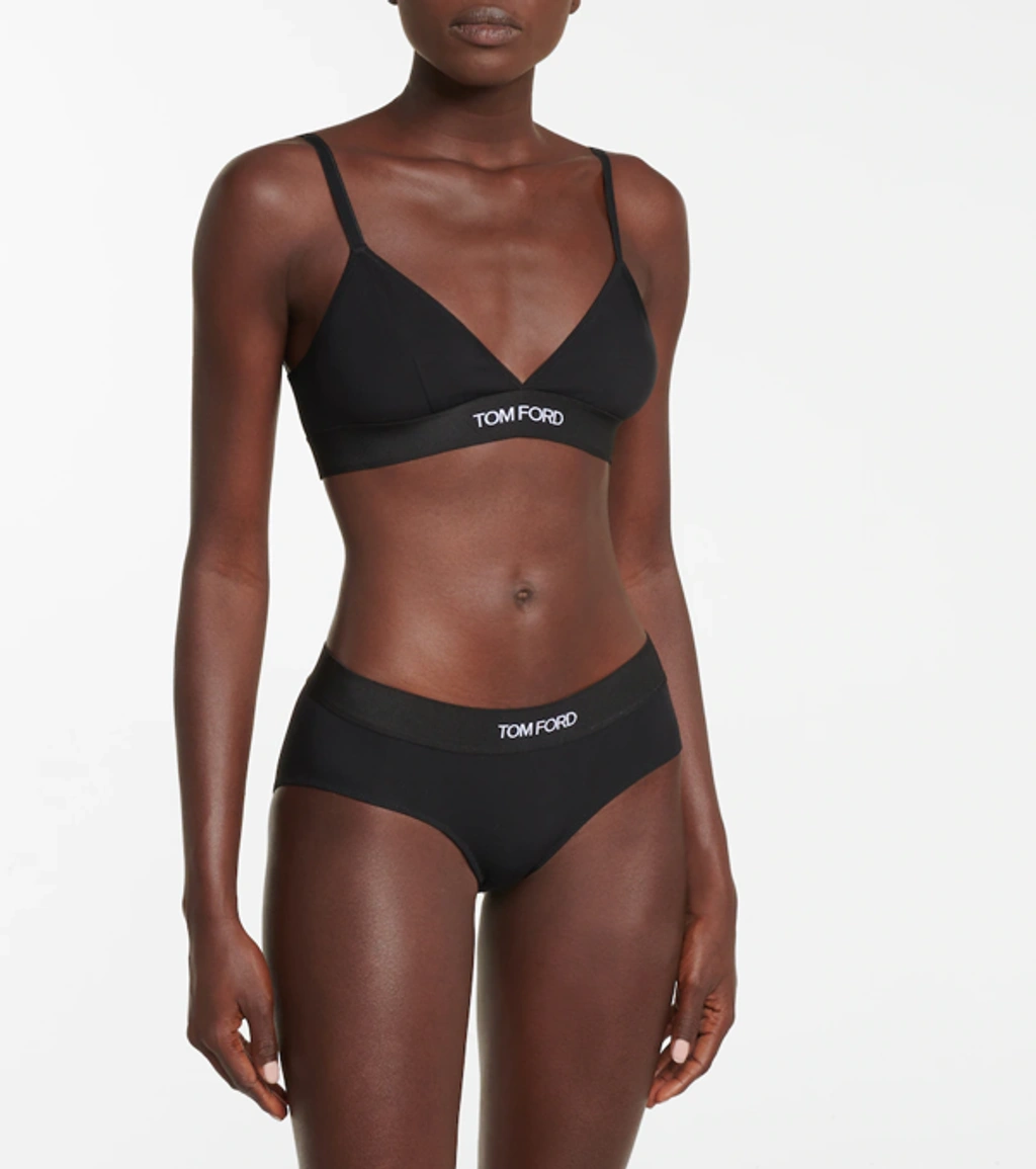 TOM FORD BRJ016JEX011DP061 関税送料込 Tom Ford Stretch-modal Jersey Soft-cup Triangle Bra In Black
