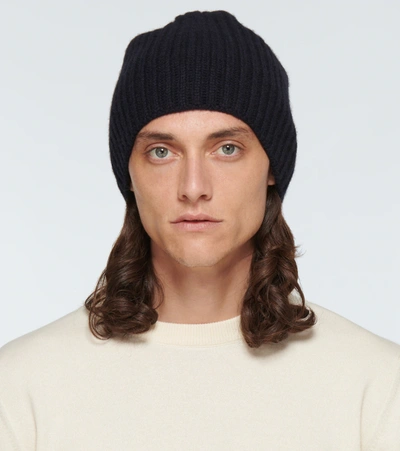 Shop Loro Piana Cashmere Beanie In Blue