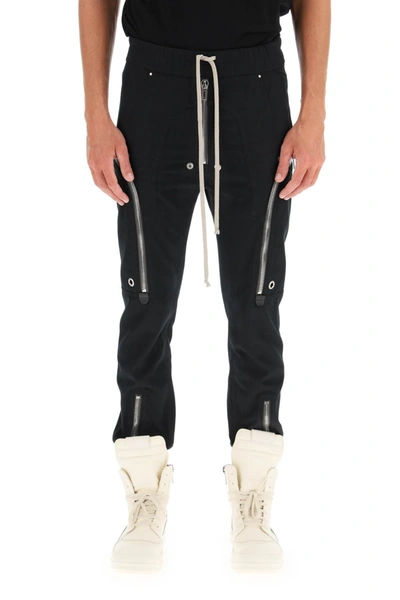 Shop Rick Owens Bahuahus Cargo Pants In Black