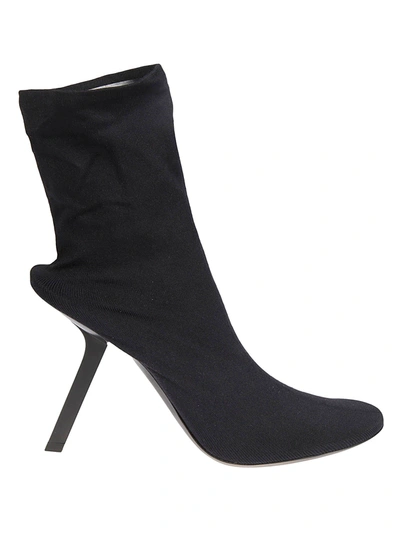 Shop Balenciaga Stretch Tight Boots In Black