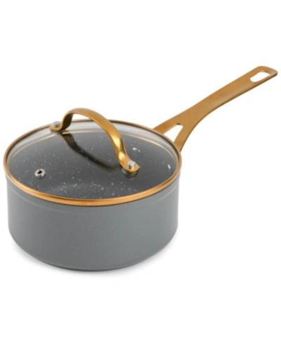 Shop Brooklyn Steel Co. Constellation 1.5-qt. Nonstick Saucepan With Lid In Charcoal