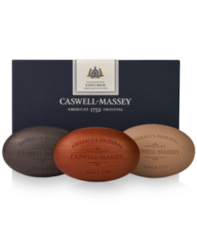 Shop Caswell-massey 3-pc. Sandalwood Explorer Bath Soap Gift Set