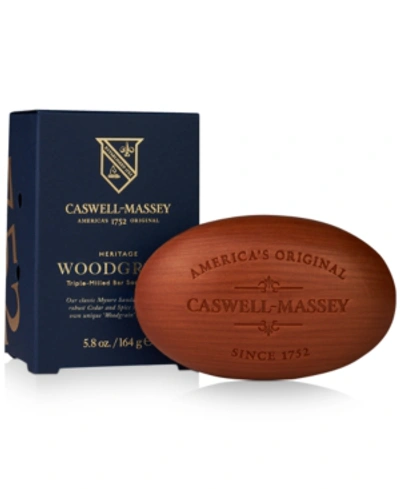 Shop Caswell-massey Heritage Woodgrain Sandalwood Bar Soap, 5.8 Oz.