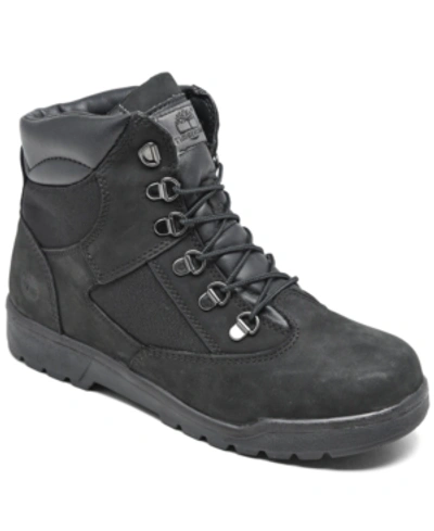 Shop Timberland Big Kids 6" Field Boots From Finish Line In Black