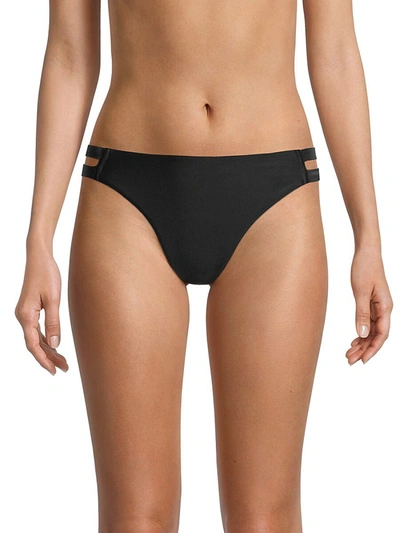 Shop Ramy Brook Women's Dove Bikini Bottom In Black