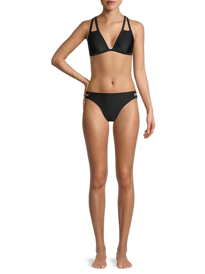 Shop Ramy Brook Women's Dove Bikini Bottom In Black