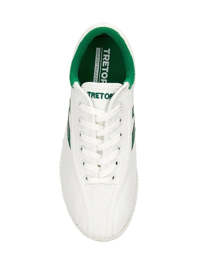 Shop Tretorn Nylite Plus Sneakers In White Green