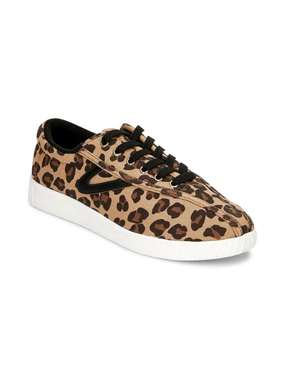 Shop Tretorn Women's Nylite Plus Leopard Canvas Sneakers