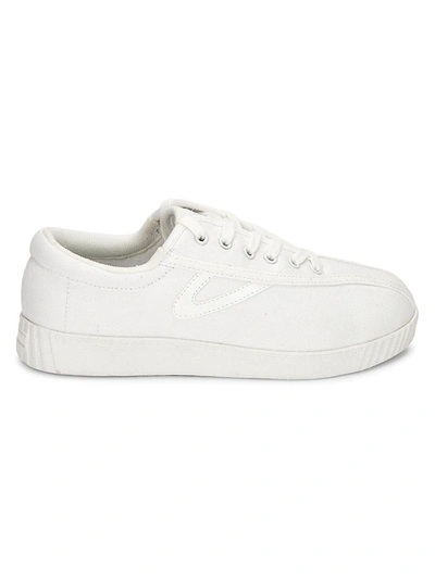 Shop Tretorn Women's Nylite Plus Canvas Sneakers In White