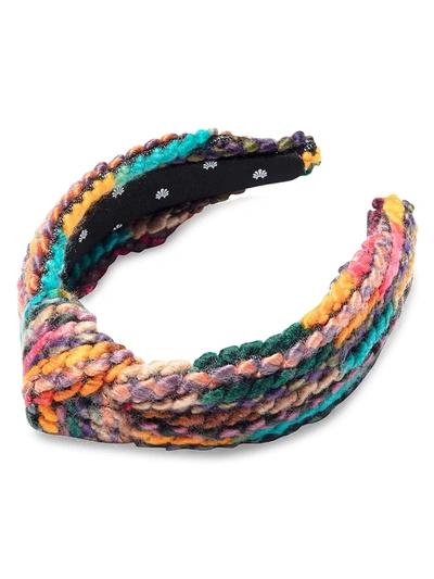 Shop Lele Sadoughi Knit Headband In Neutral