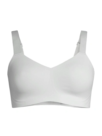 Shop Le Mystere Smooth Shape Unlined Bra In Platinum