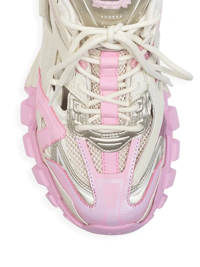 Shop Balenciaga Women's Track Sneakers In Lilac Beige