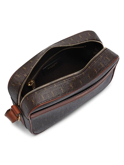 Le Monogramme small camera bag in canvas and smooth leather