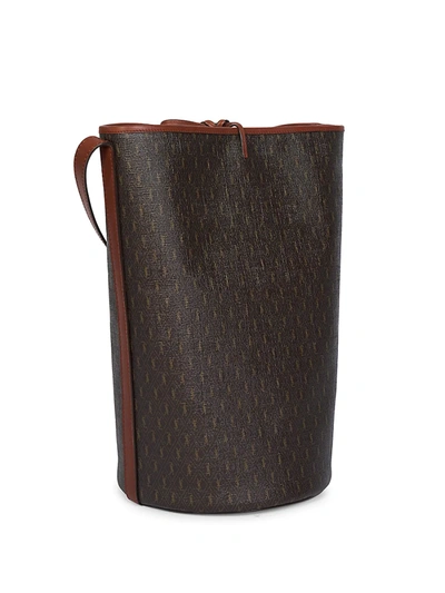 Shop Saint Laurent Women's Le Monogram Bucket Bag In Chocolate