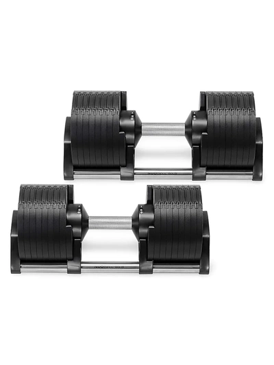 Shop Smrtft Nuobell 2-piece Adjustable Weight Set/80 Lbs. In Black