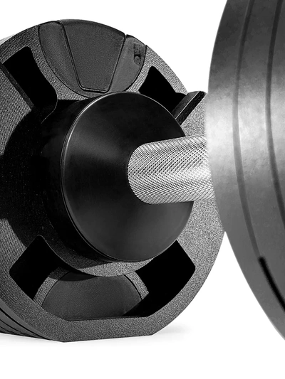 Shop Smrtft Nuobell 2-piece Adjustable Weight Set/80 Lbs. In Black