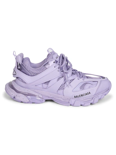 Shop Balenciaga Track Sneakers In Recycled Lilac