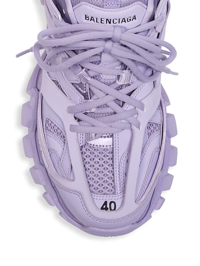 Shop Balenciaga Track Sneakers In Recycled Lilac