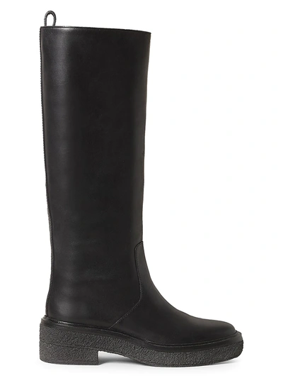 Shop Loeffler Randall Women's Collins Tall Leather Boots In Black