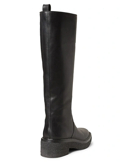 Shop Loeffler Randall Women's Collins Tall Leather Boots In Black