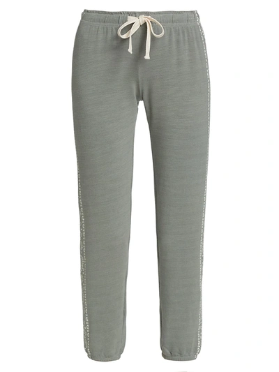 Shop Monrow Bandana Sweatpants In Gunmetal