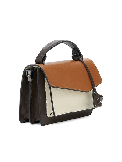 Shop Botkier Cobble Hill Leather Crossbody In Coffee Combo