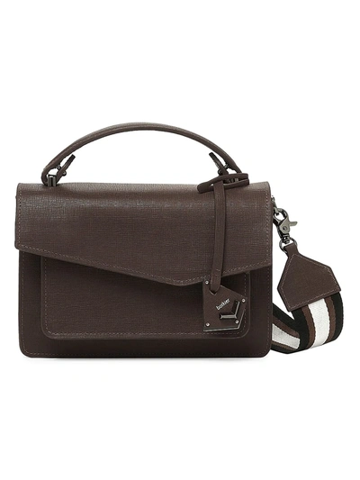 Shop Botkier Cobble Hill Leather Crossbody In Chocolate