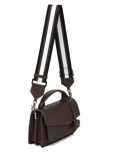 Shop Botkier Cobble Hill Leather Crossbody In Chocolate