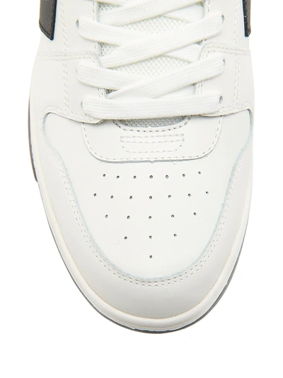 Shop Off-white Men's Out Of Office Low-top Leather Sneakers In White Black