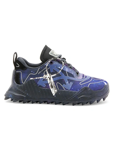 Off-white Men's Odsy 1000 Galaxy-print Sculpted-sole Sneakers In 