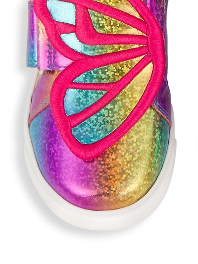 Shop Sophia Webster Baby Girl's & Little Girl's Butterfly Low-top Sneakers In Rainbow Confetti