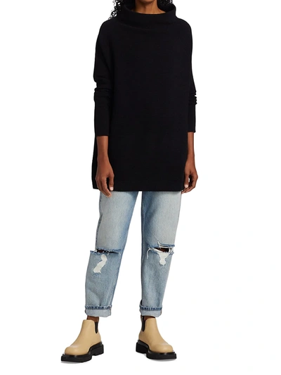 Shop Free People Women's Ottoman Slouchy Tunic In Black