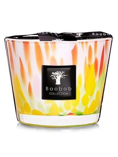 Shop Baobab Collection Eden Max10 Garden Candle In White Multi