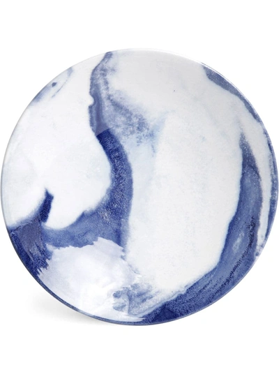 1882 Ltd Blue & White Indigo Storm Large Serving Bowl In Weiss