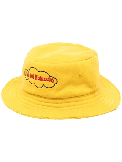 Shop Natasha Zinko Wednesday Bucket Hat In Gelb