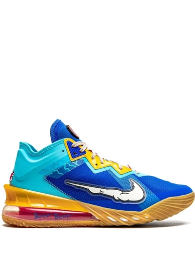 Nike X Space Jam Lebron 18 Low Sneakers In Blue | ModeSens