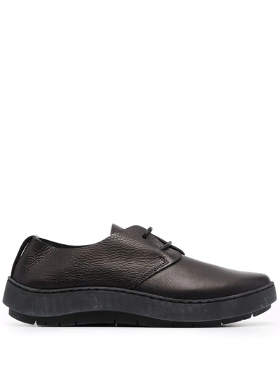 Shop Trippen Leather Lace-up Shoes In Schwarz