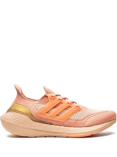Shop Adidas Originals Ultraboost 21 "ambient Blush" Sneakers In Pink