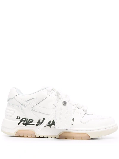 Shop Off-white Out Of Office "for Walking" Sneakers In Weiss